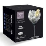 Luigi Bormioli Diamante Crystal Gin Glasses, 650ml, 8 Pack