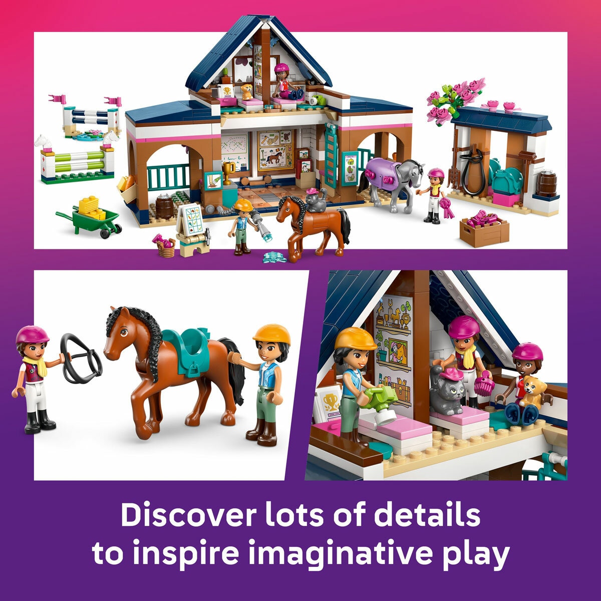 LEGO Friends Horse Stable and Riding Academy - Model 42688 (7+ Years)
