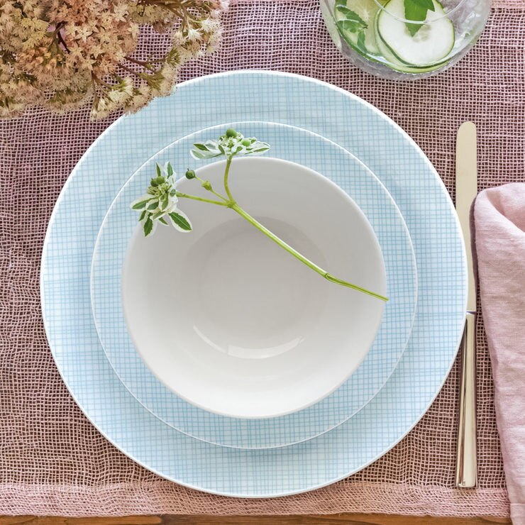 Over & Back Crossroads Effect 12 Piece Dinnerware Set in 2 Colours