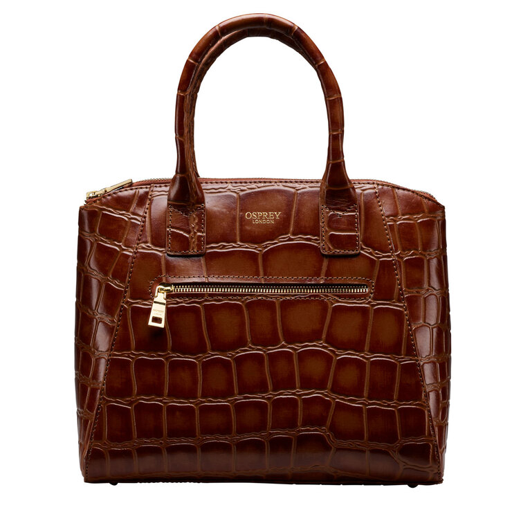 Osprey London Leather Women's Handbag, Cognac | Costco UK