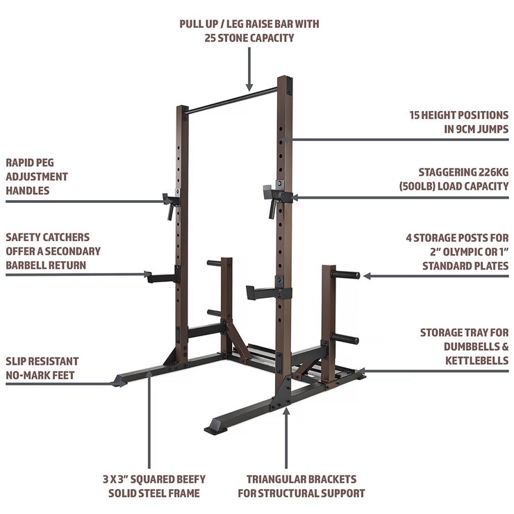 SteelBody STB-98010 Utility Trainer Power Rack