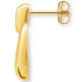 14ct Yellow Gold Plain Circle Drop Earrings 14ct Yellow Gold Plain Circle Drop Earrings