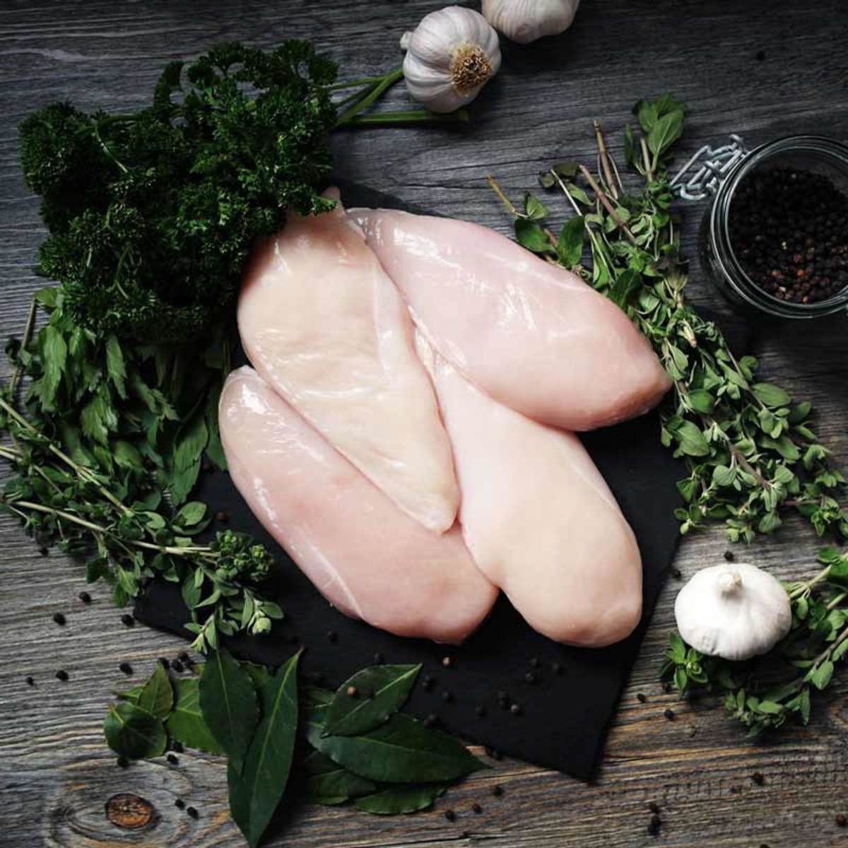 skinless chicken fillets