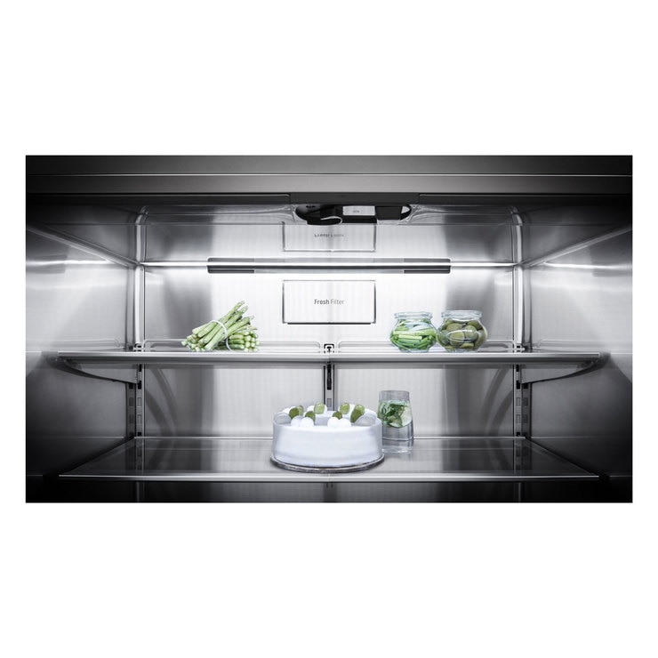 LG Signature LSR100, Multidoor Fridge Freezer A+ Rating in Silver