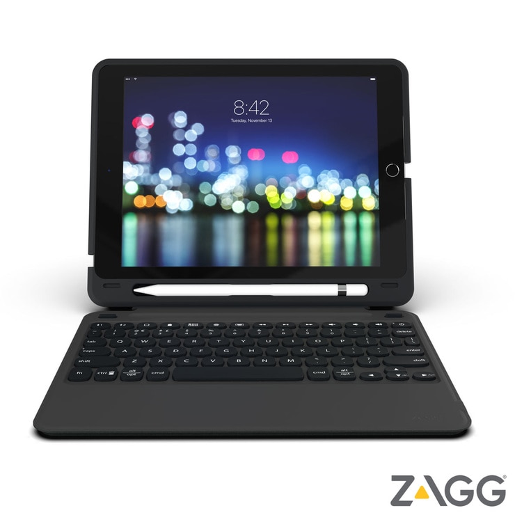 ZAGG Ultra Slim Book Go Keyboard and Detachable Tablet Case in Black