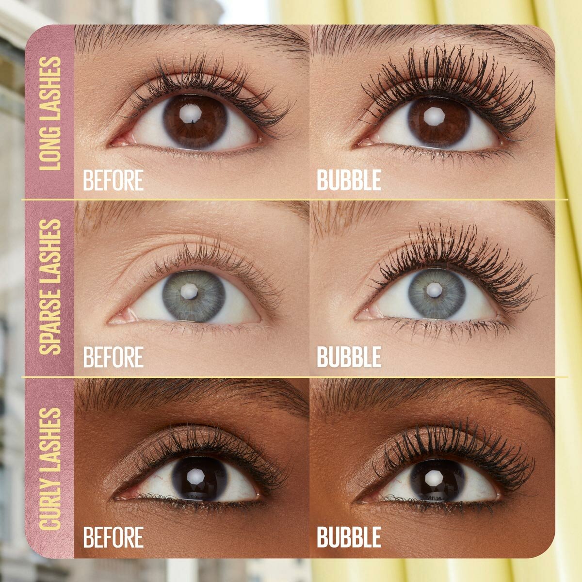image of mascara on eyes