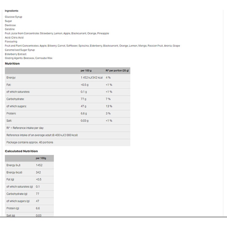 Nutritional Information