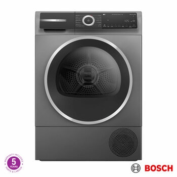 Bosch WQH246DRGB, Series 6, 9kg Heat Pump Tumble Dryer A+++ Rating in Graphite