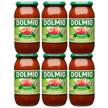 Dolmio Original Bolognese Sauce, 6 x 500g