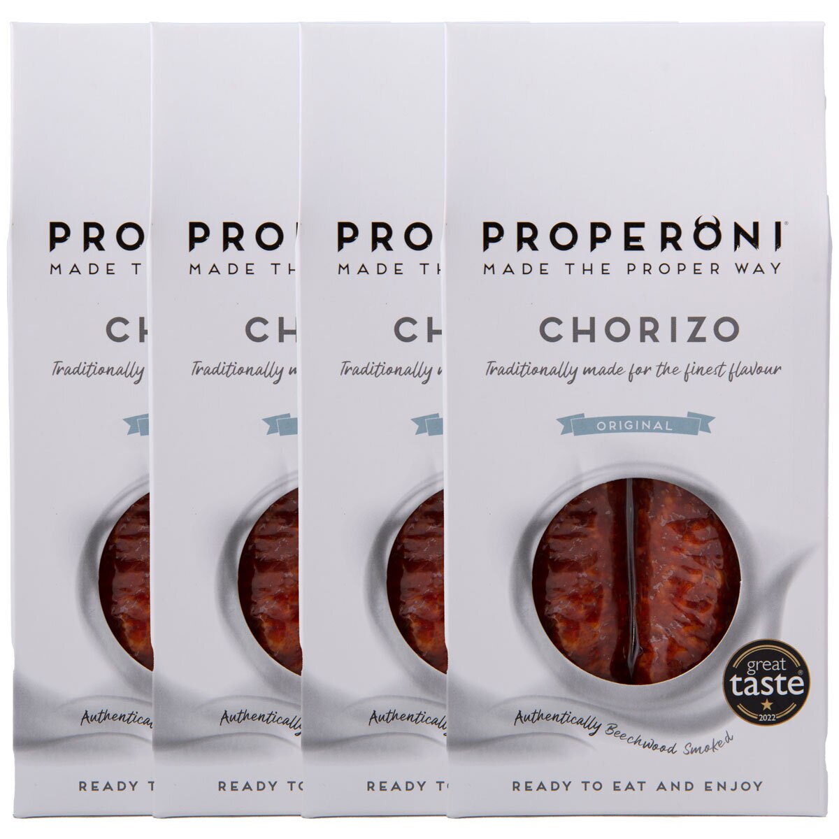 Properoni Original Chorizo, 4 x 80g