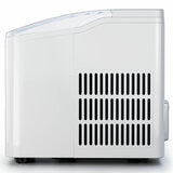 Side profile of Pro Breeze Ice Cube Maker in white Side profile of Pro Breeze Ice Cube Maker in white