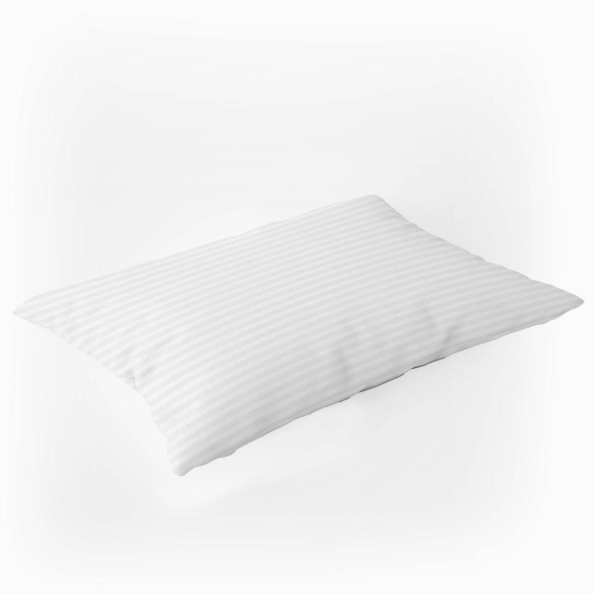 Hotel Suite 540 Thread Count Bolster King Size Pillowcase 2 Pack in White, 50 x 90 cm