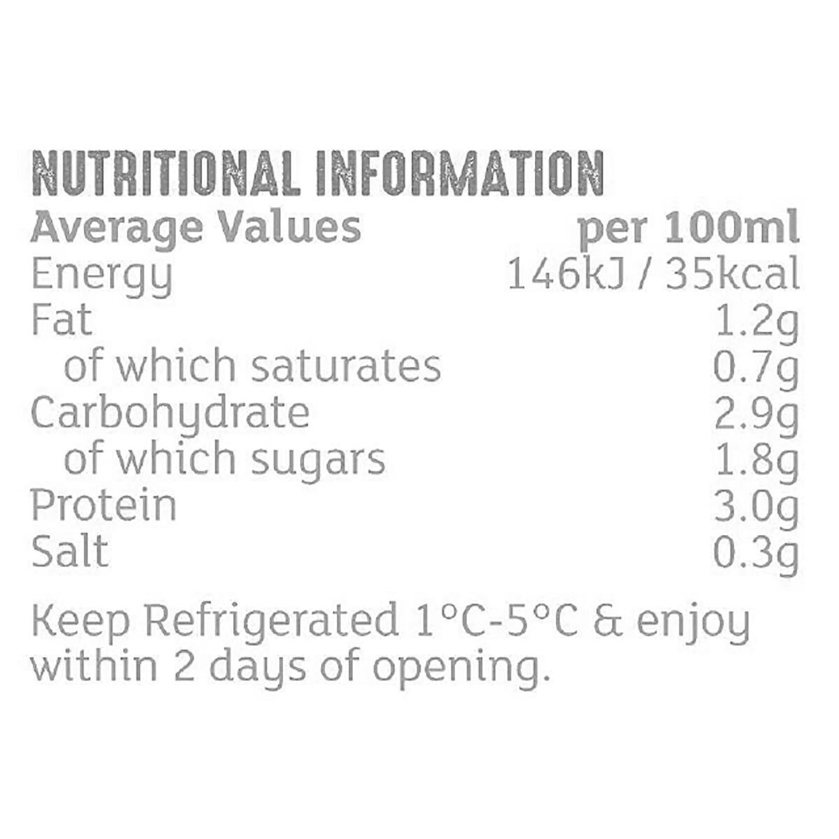 Nutritional Information