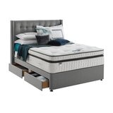 Silentnight Geltex Ultraflex 3000 Mattress & Divan in Slate Grey, 2 Firmness Ratings in 4 Sizes