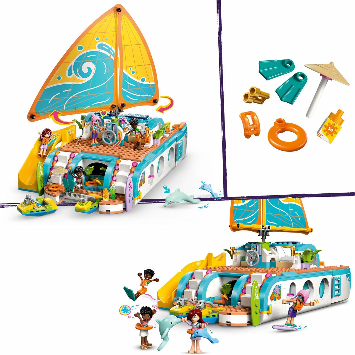 LEGO Friends Travel Boat Adventure - Model 42664 (8+ Years)