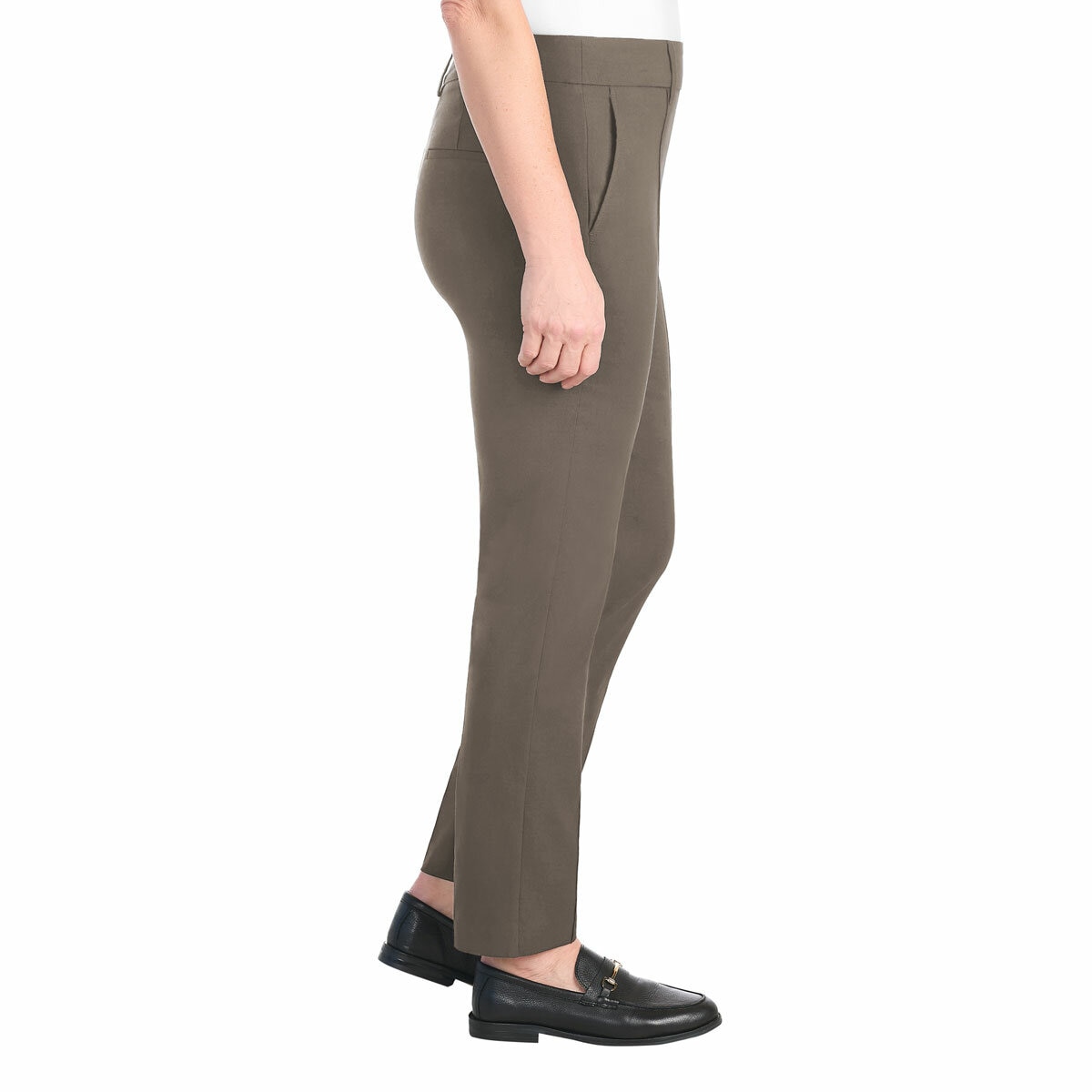 Hilary Radley Pull On Pant in Mushroom