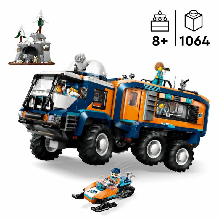 LEGO City Arctic Explorer Science Lab Truck - Model 60471 (8+ Years)