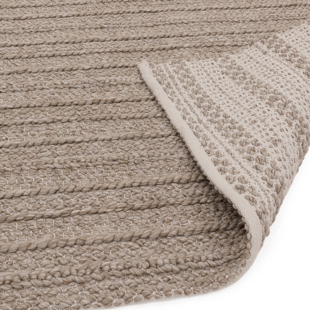 Grayson Hand Woven Indoor / Outdoor Rug in 3 sizes, Taupe