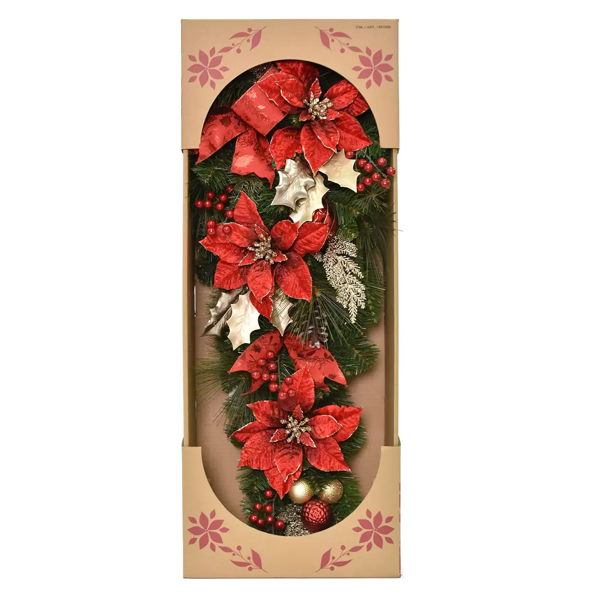 Buy 32" Decorated Swag Red Lifestyle Image at Costco.co.uk