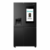 Hisense PureFlat Eclipse RS9P628GPFE, Plumbed Multidoor Fridge Freezer, E Rated In Dark Steel