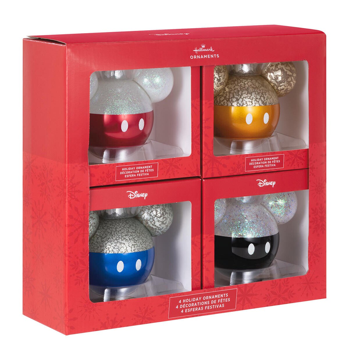 Buy Mickey Icon Ornaments Set of 4 Box Image at Costco.co.uk