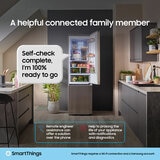 Samsung Series 6 SpaceMax RB34C600DSA/EU 344L Smart Combi Fridge Freezer, Metal Graphite