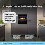 Samsung Series 4 Dual Cook Flex NV7B45305AK/U4 76L Smart Oven, A+ Rated in Clean Black