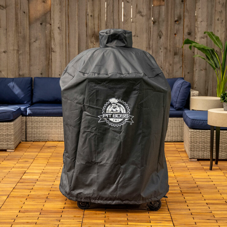 Pit Boss 24” (60 cm) Ceramic Kamado Charcoal Barbecue Grill + Cover in Black