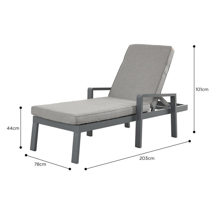 Stone Garden 3 Piece Lounger Set in Two Colours Stone Garden 3 Piece Lounger Set in Two Colours