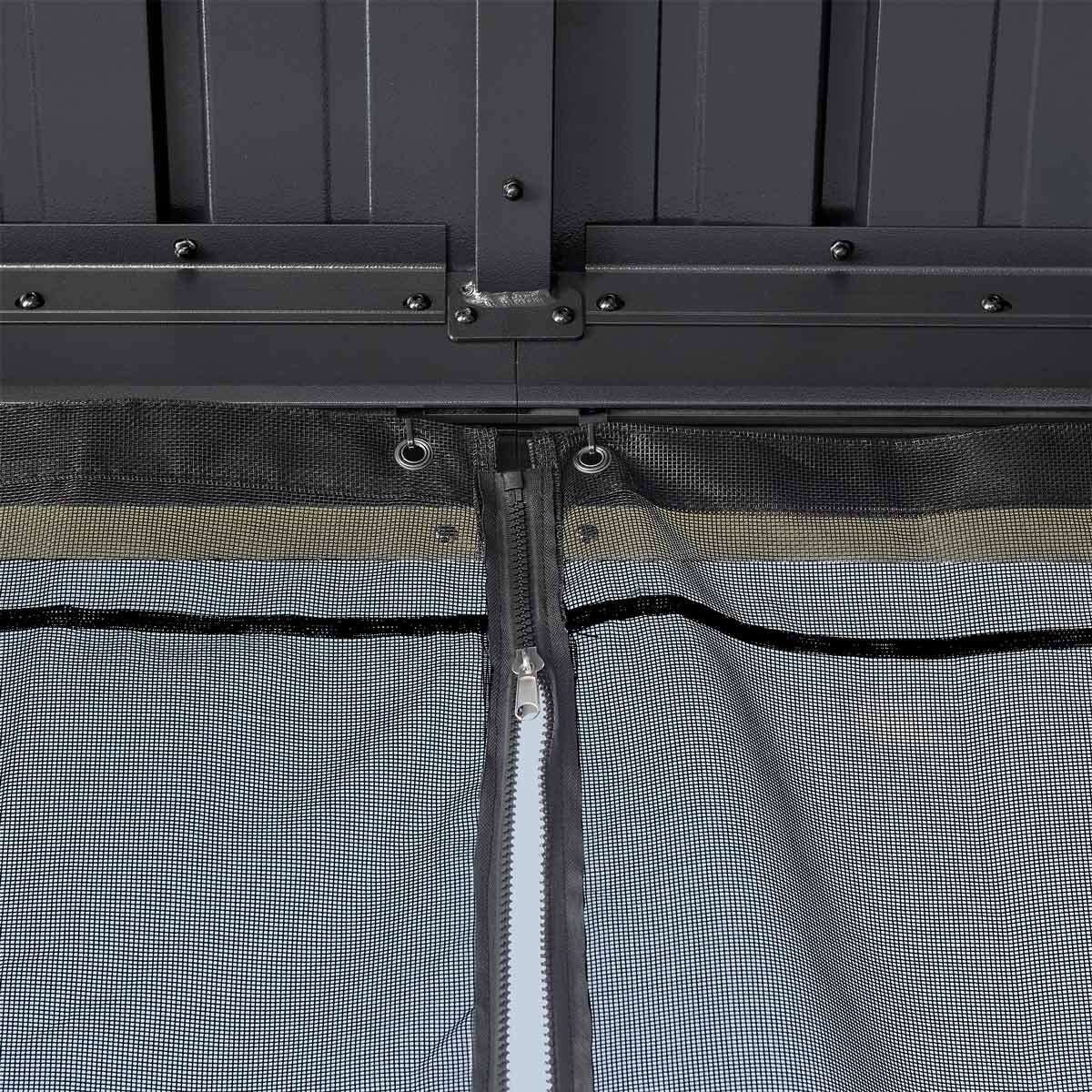 Sojag Alma Gazebo with Double Roof 10ft x 14ft (3 x 4.23m) with Mosquito Netting
