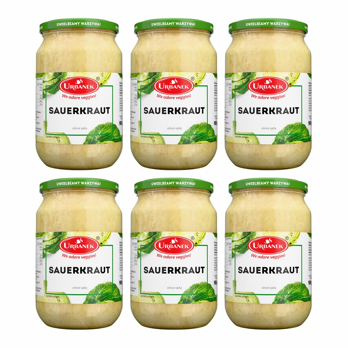 Urbanek Sauerkraut 6x900g