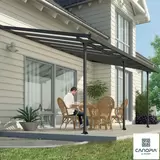 Palram Canopia Feria 3 Veranda Patio Cover in Grey, 3 x 5.46m