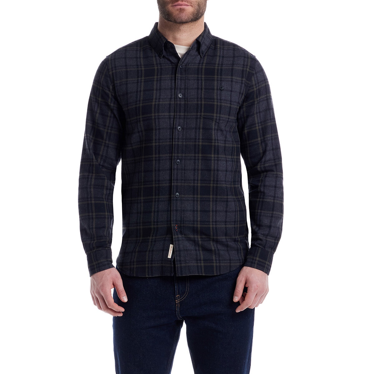 Weatherproof Men's Long Sleeve Flanne lShirt