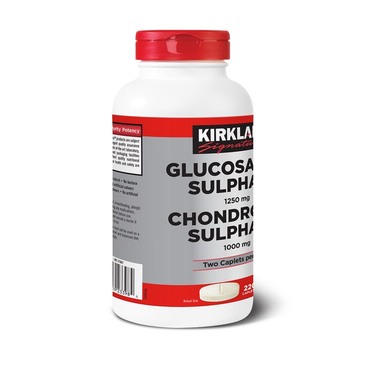 Kirkland Signature Glucosamine Sulphate & Chondroitin Sulphate, 220ct