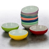 signature houseware stoneware bowls  stacked