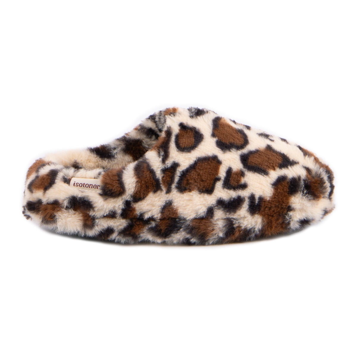 Totes Isotoner Pillowstep Women's Mule Slippers in Animal Print