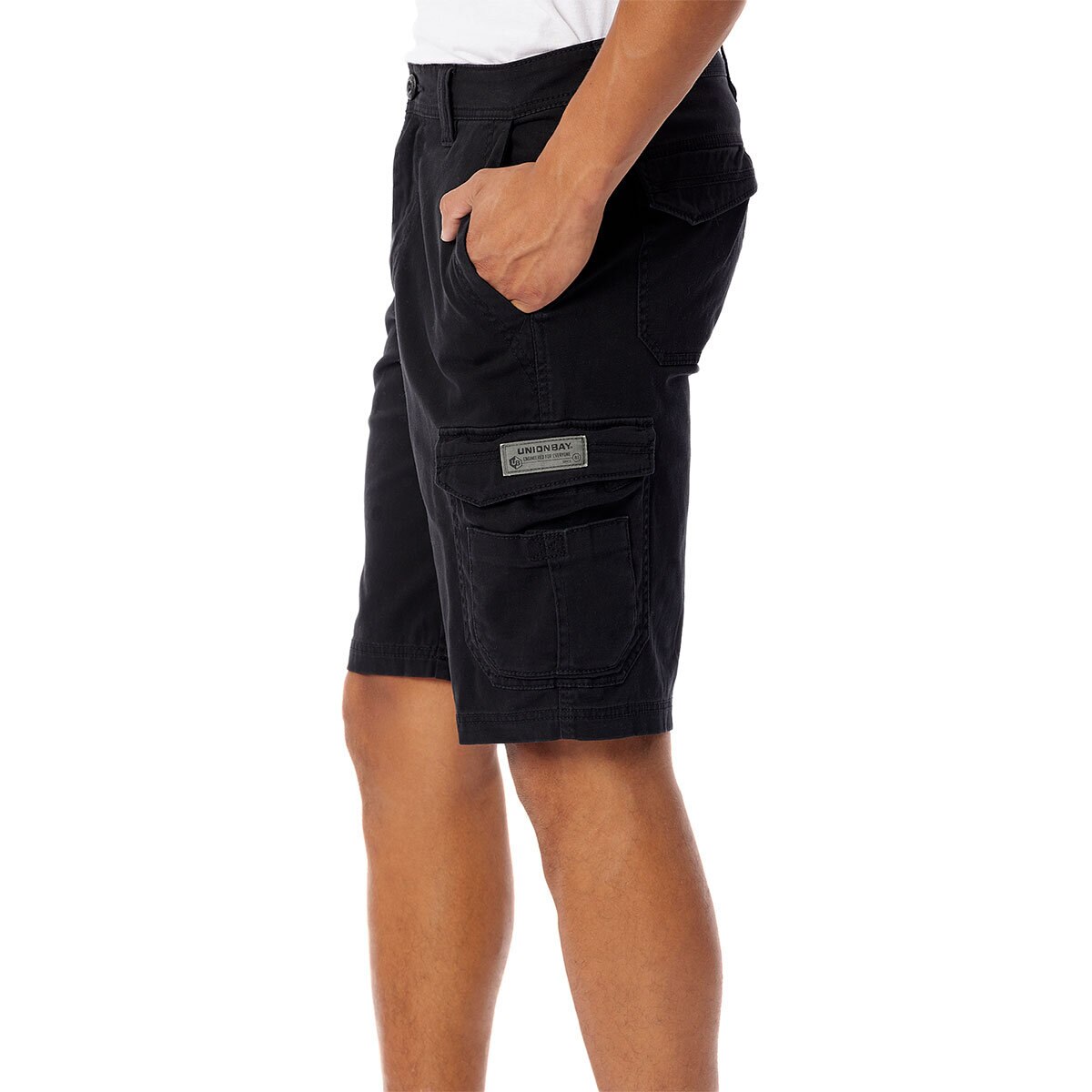 Lifestyle image of side of shorts