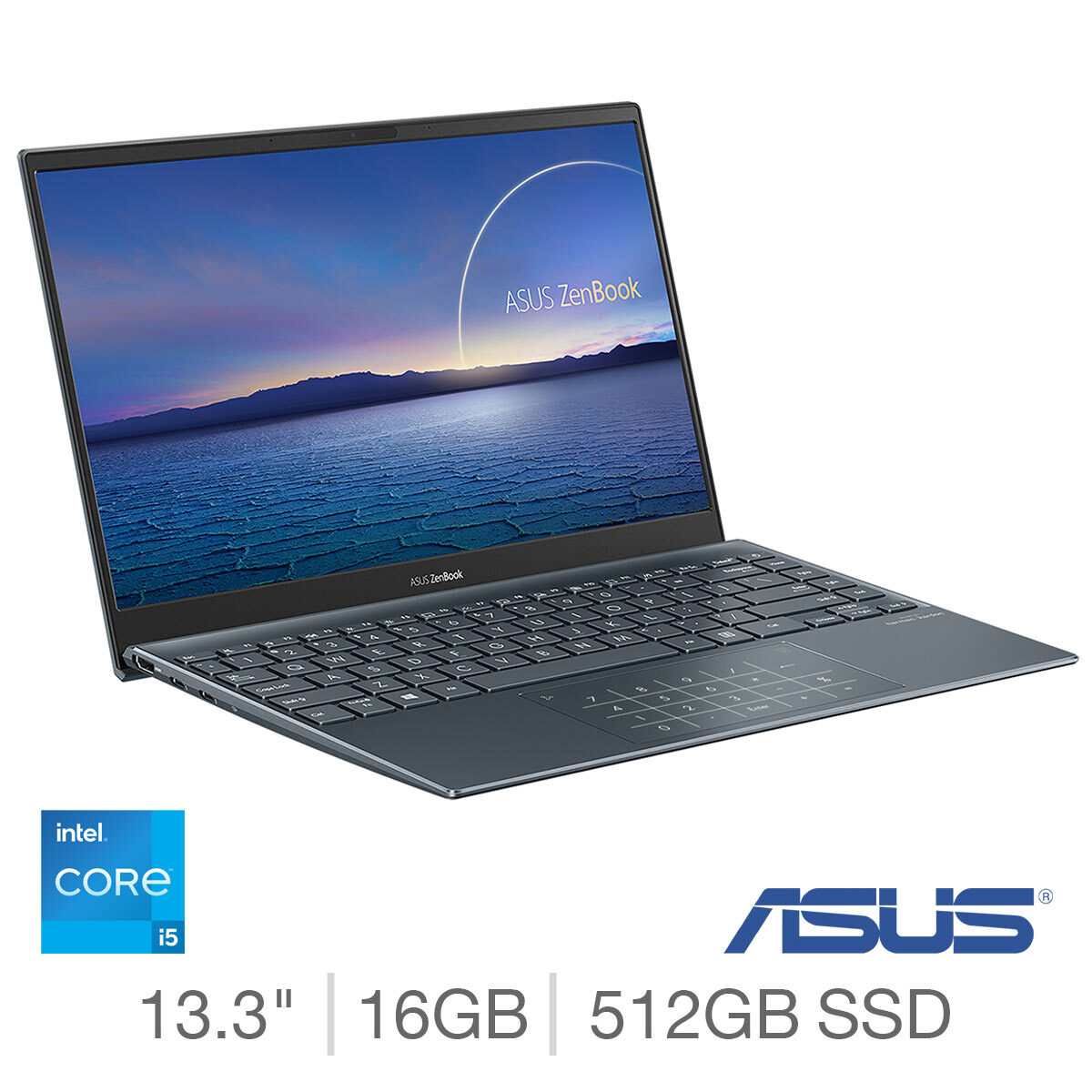 ASUS ZenBook, Intel Core i5, 16GB RAM, 512GB SSD, 13.3 Inch OLED Laptop