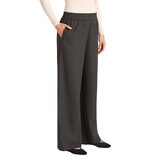 Matty M Women's Pinstripe Pant in Grey