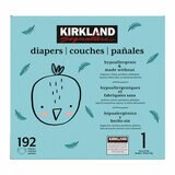 image of kirland signature size 1 nappies box