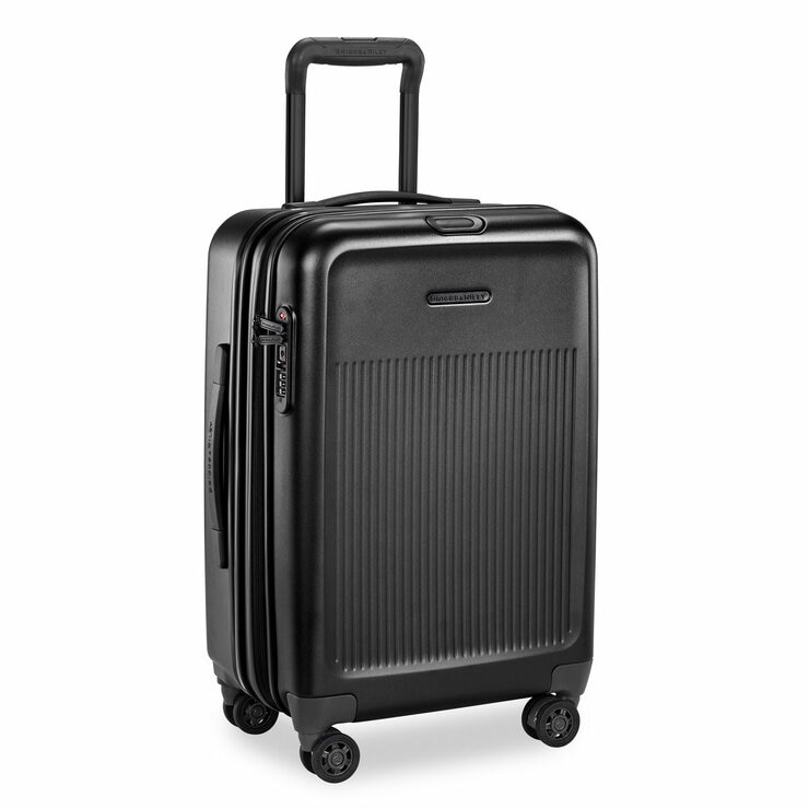 Domestic Carry-On Expandable Spinner, Black Domestic Carry-On Expandable Spinner, Black