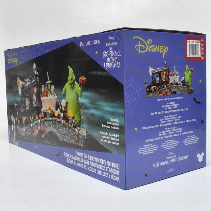 Disney The Nightmare Before Christmas Mayor’s Car Scene with Lights and Music  Box