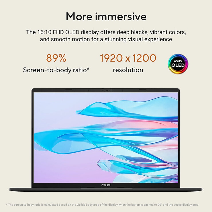 ASUS Vivobook S, Copilot+ PC, AMD Ryzen AI 7, 16GB RAM, 512GB SSD, 16 Inch OLED Laptop, M3607GA-SH011W ASUS Vivobook S, Copilot+ PC, AMD Ryzen AI 7, 16GB RAM, 512GB SSD, 16 Inch OLED Laptop, M3607GA-SH011W