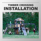 Installation Service for #528867 Backyard Discovery Timber Crossing Swing Set
