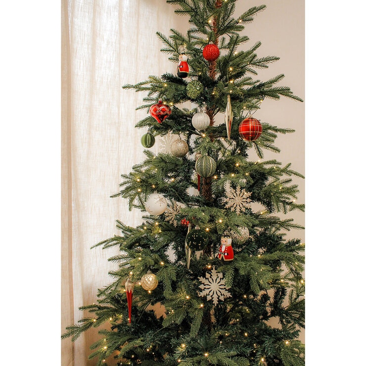 Shatter Resistant Christmas Ornaments - 80 pack