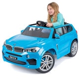 Buy Xootz BMW X5 12V Electric Ride On Blue Lifestyle Image at Costco.co.uk
