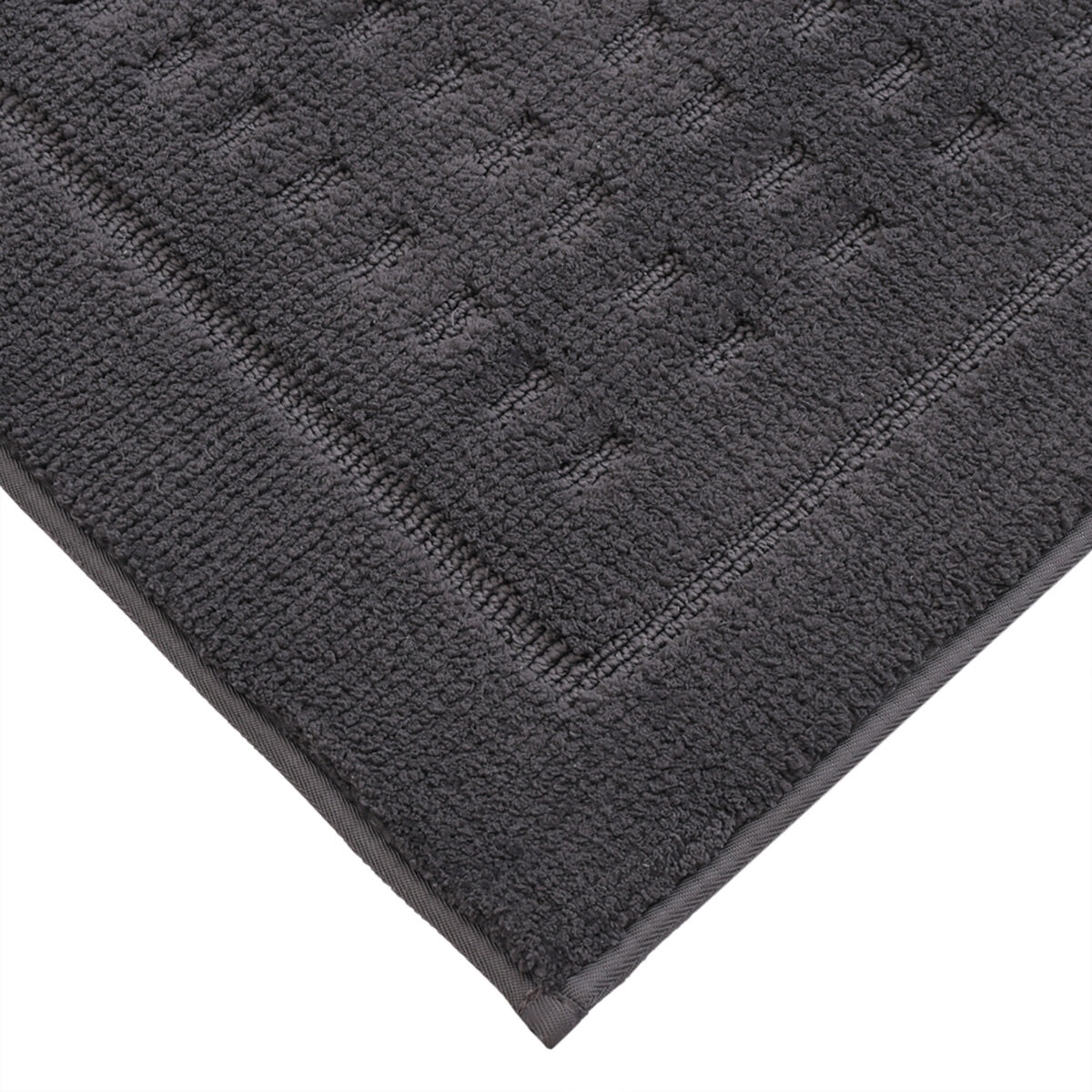 Whitley Willows Bath Mat in Grey, 91 x 60 cm
