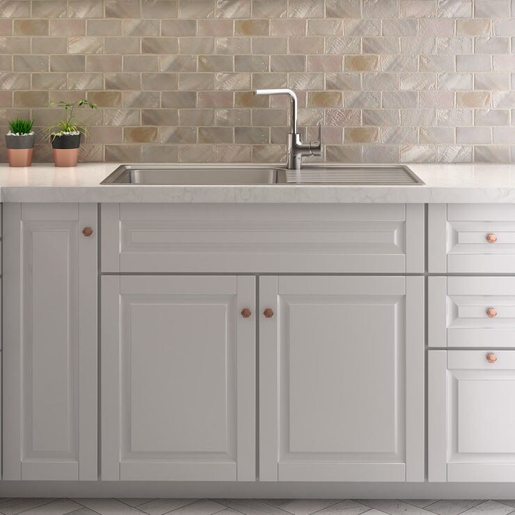 Kohler Hone Stainless Steel Sink with Draining Board and Aleo Single