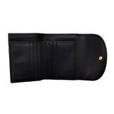 Osprey London Tilly Grainy Hide Leather Women's Purse, Black with Gift Box