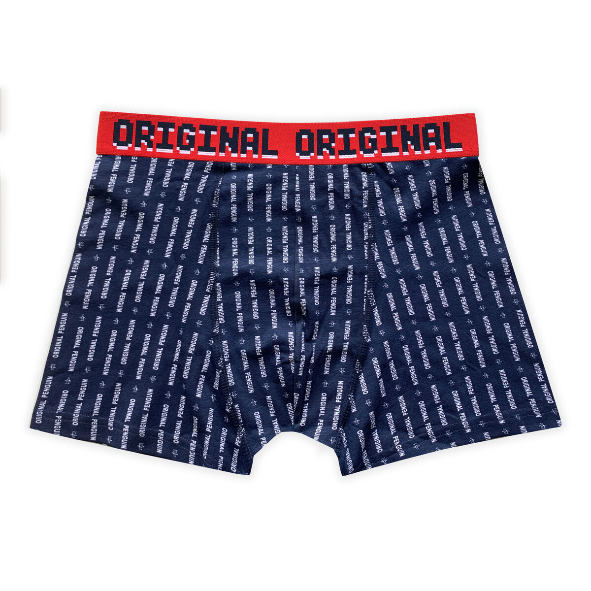 Original Penguin Men's 6 Pack Boxer Shorts in Navy and Wine, 4 Sizes